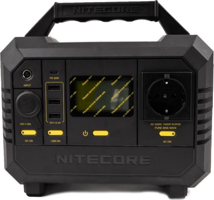 Actual product image Nitecore NES500 portable power generator for outdoors (518 Wh)