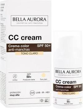 Produktbild Bella Aurora CC CREAM anti-manchas tono claro SPF50+ 30 ml (Sonnencreme, SPF 50+, 30 ml, 70 g)