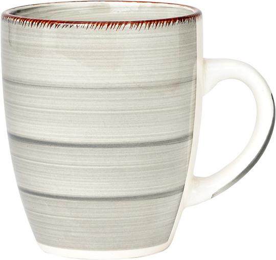 Produktbild G. Wurm Becher aus Steingut Grau (B/H/T) 11x10x8cm 360ml (360 ml)