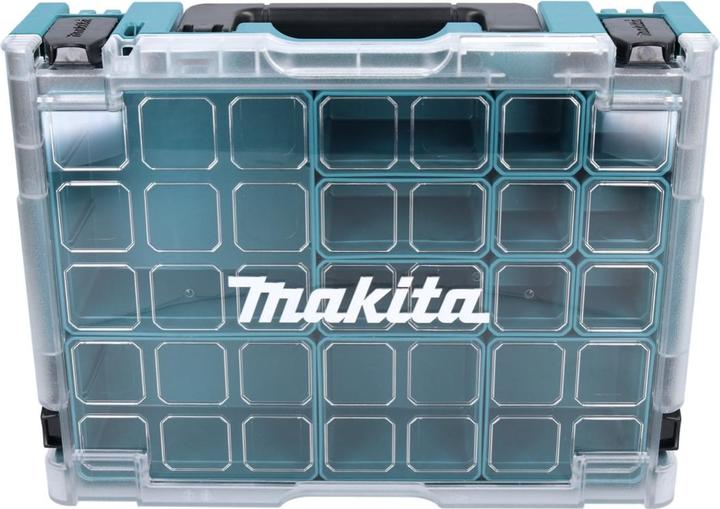 Productafbeelding Makita MAKPAC koffer met transparant deksel en dozen