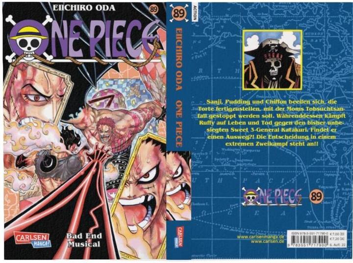 Actual product image One Piece 89 (German, Eiichiro Oda, 2019)