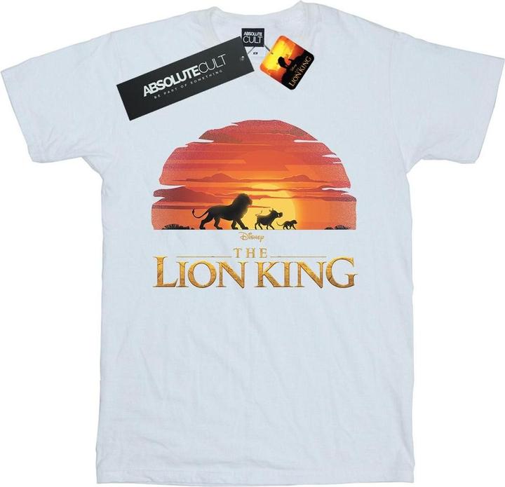 Disney The Lion King Movie Sunset Logo TShirt