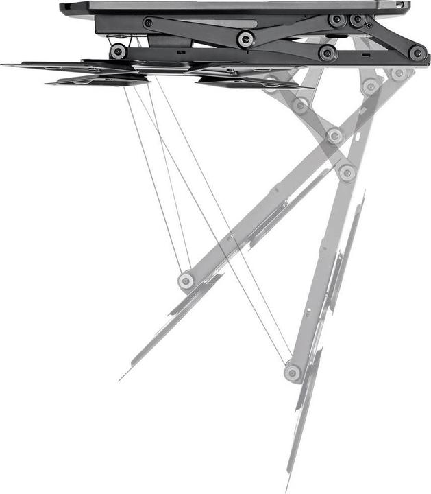 Actual product image Schwaiger deh 23 inch-55 inch black max.30kg roof slope foldable (Ceiling, 55", 30 kg)
