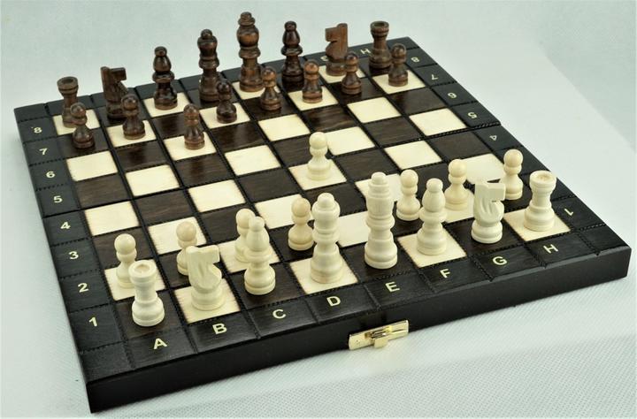 Actual product image Nenurodyta Wooden chess game in a box