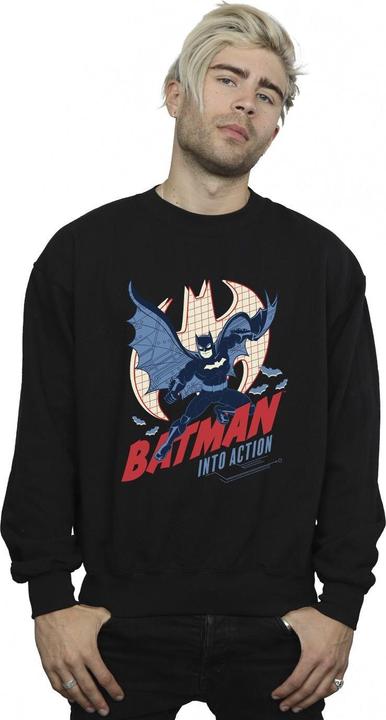 Image du produit Mens Batman Into Action Cotton Sweatshirt (S)