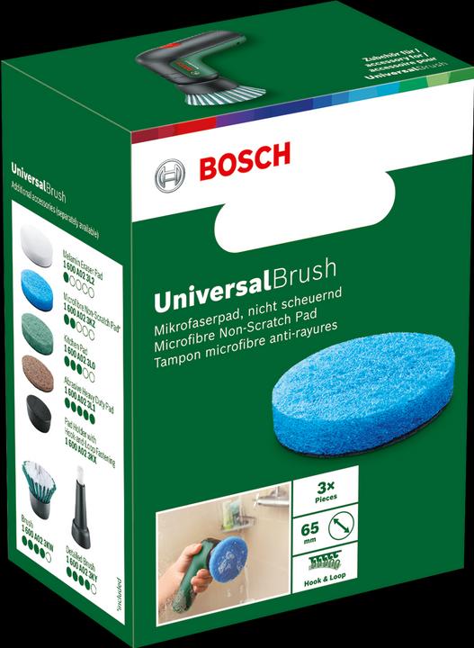 Produktbild Bosch Home & Garden Mikrofaserpad nicht scheuernd für UniversalBrush