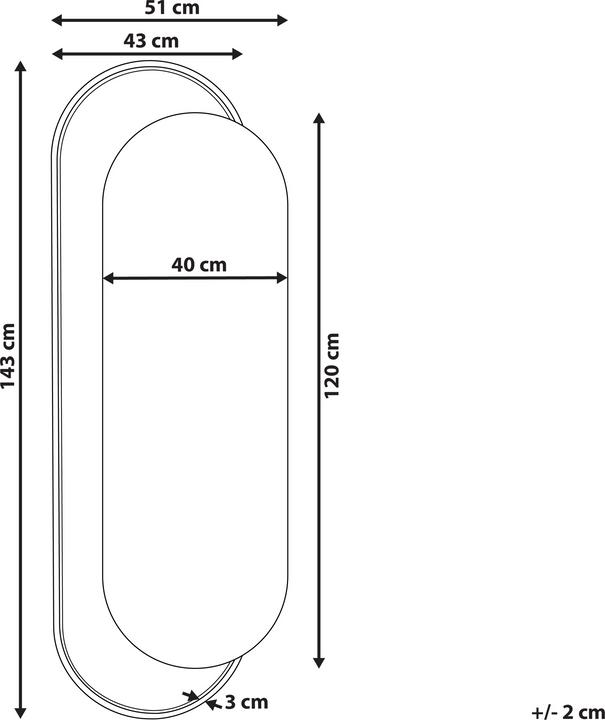 Actual product image Beliani Creil (51 x 143 cm)