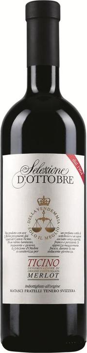 Actual product image Fratelli Matasci Merlot Selezione d'Ottobre Matasci Tenero Ticino DOC (1 x 75 cl, 2022)