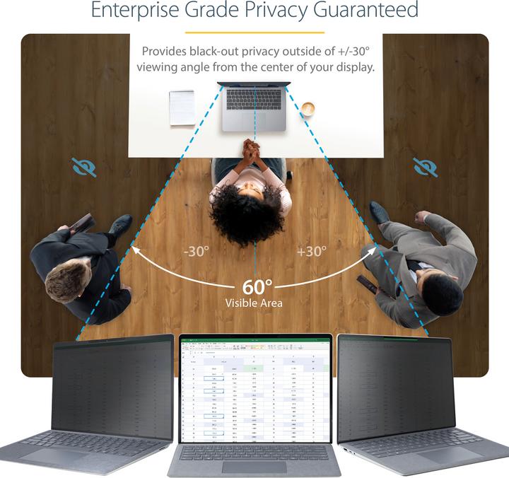 Actual product image StarTech 13.5" Privacy Screen (12.01", 3 : 2)