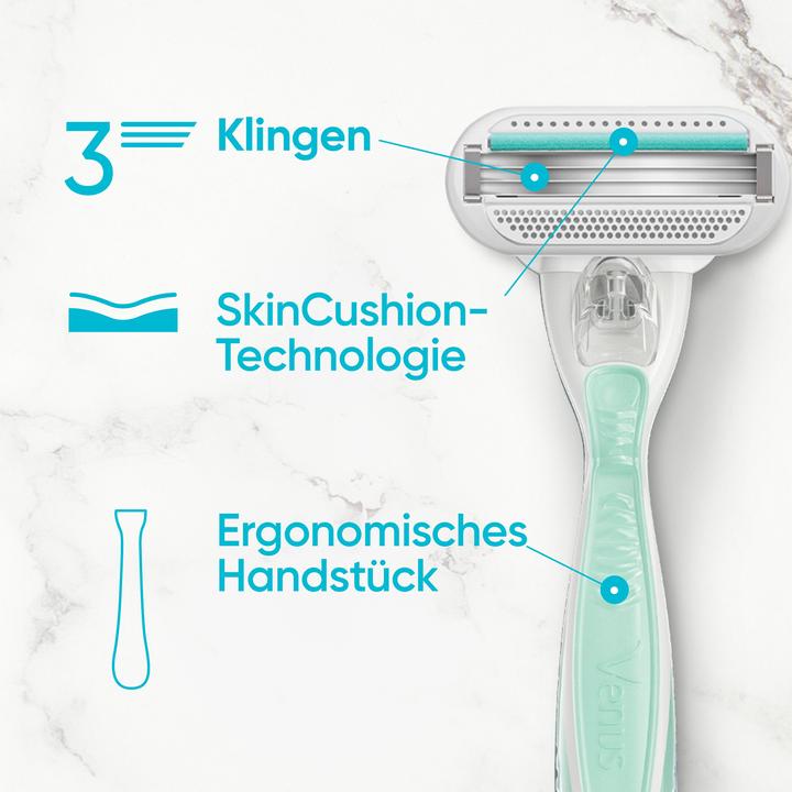 Produktbild Gillette Venus Smooth Sensitive Systemklingen (4 x)
