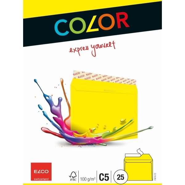 Actual product image Elco Couvert Color, without window (C5, 25 x)