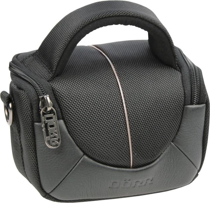 Produktbild Dörr Fototasche Yuma XS schwarz/grau (Kamera Schultertasche, Kamera Bereitschaftstasche, 0.12 l)