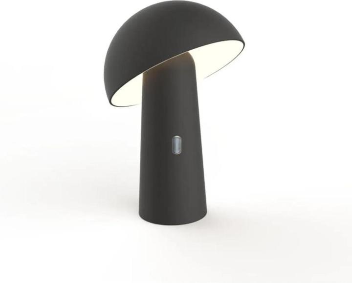 Produktbild Newgarden SHITAKE LED Batterie-Tischlampe kabellos, tragbar, Outdoor dimmbar, schwarz IP44 (450 lm, IP44)