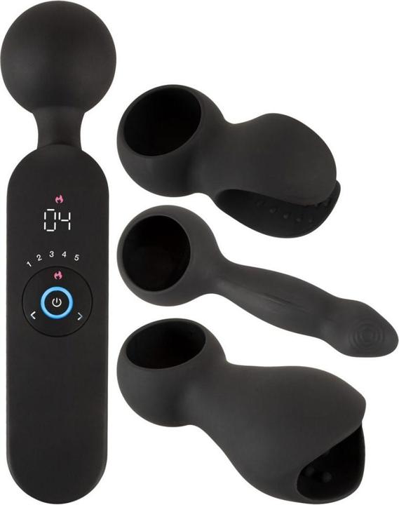 Productafbeelding Couples Choice wand vibrator met 3 opzetstukken