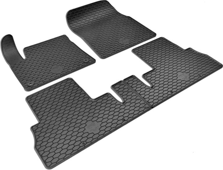 Image du produit Walser Tapis caoutchouc adaptable sur Citroen Berlingo, 2005-2012, Futapis auto caoutchouc (2 tapis avant + 2 tapis arrière)
