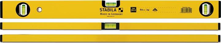 Actual product image Stabila Type 70-2, 80cm 14188 Light metal spirit level 80cm 0.5 mm/m (80 cm)