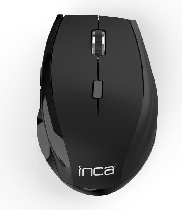 Productafbeelding Inca Muis IWM-500GL Nano USB, Draadloos, Laser, 1600 DPI, SW (Draadloze)