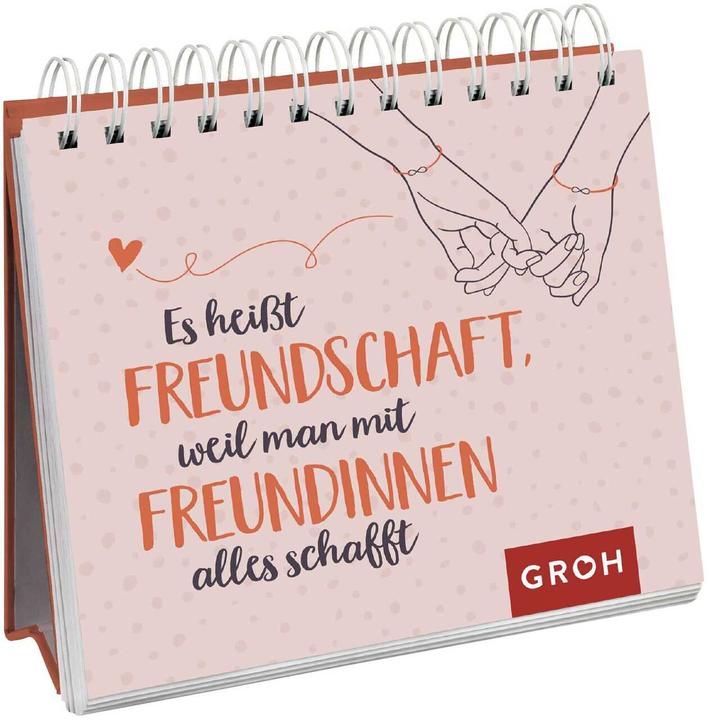 Actual product image Es heisst Freundschaft, weil man mit Freundinnen alles schafft (German, Groh publishing house, 2022)