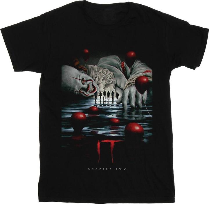 Immagine prodotto Universal Textiles Pennywise Balloon Poster Maglietta Ampia Donna (L)