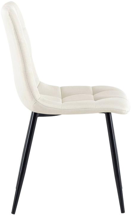 Image du produit Swisshandel24 Set de 4 chaises Antibes Tissu