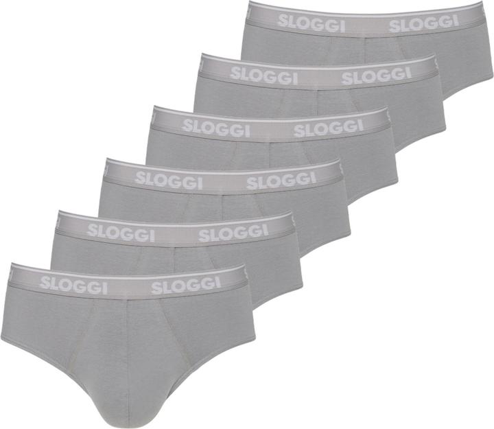 Image du produit Sloggi Boxer casual moulant homme GO ABC Midi 6P - 11669 (XXL, paquet de 6)