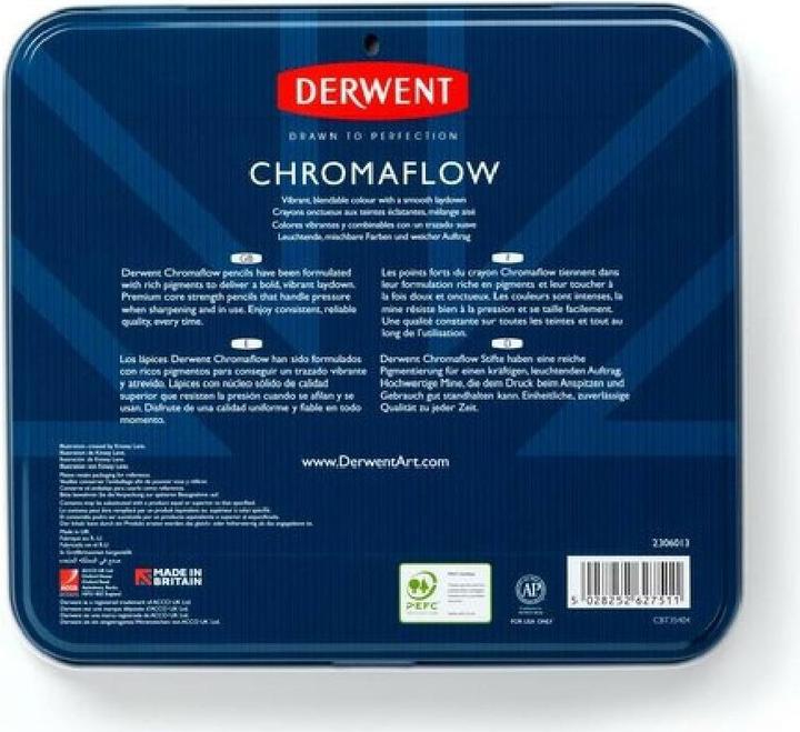 Produktbild Derwent Chromaflow Buntstifte (Mehrfarbig, 48 x)