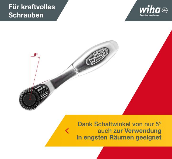 Produktbild Wiha Micro Bit Set 65-tlg. inkl. Aufbwahrungsbox Feinmechanik Schraubendreher Set Bit Halter (4 mm)