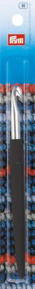 Produktbild Prym Häkelnadel Softgriff, silber 7.00 mm, 14 cm, Aluminium