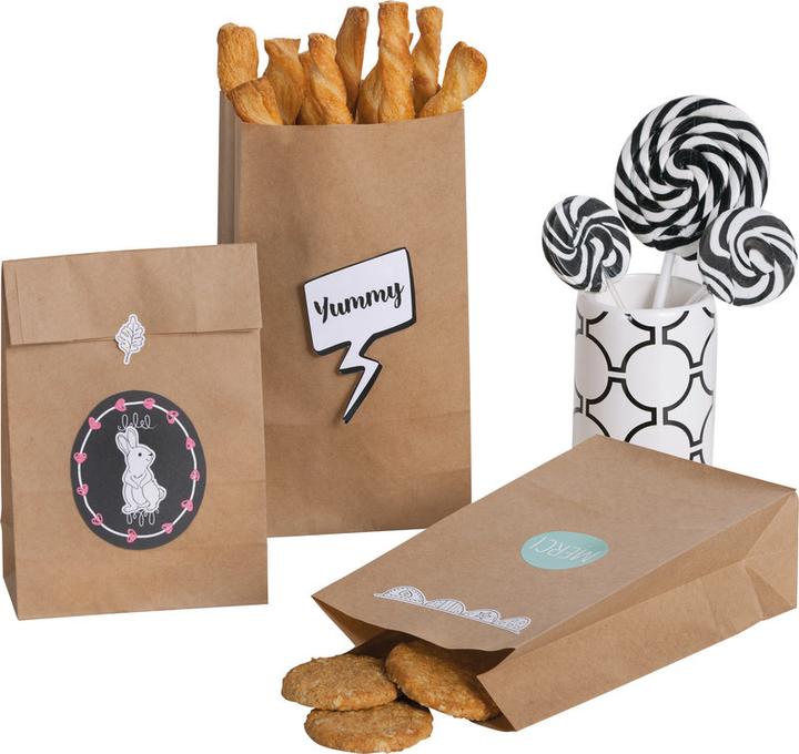 Image du produit Folia Sachets avec fond Nature (Pochette cadeau, 15 x)