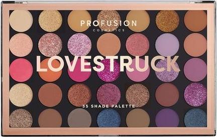Profusion Eyeshadow Palette palette 21 eye shadows with brush Lovestruck (Lovestruck)