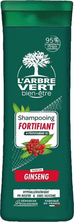 Image du produit L'arbre vert shampooing écologique homme fortifiant français (250 ml, Shampoing liquide)