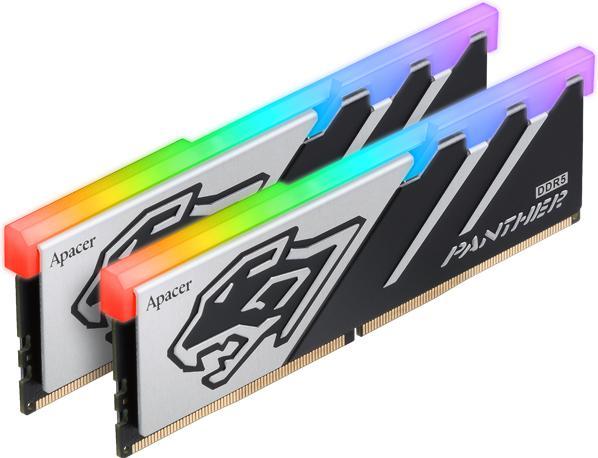 Immagine prodotto Apacer 32 GB DDR5-RAM PC6000 OC Panther RGB (2x16) CL38 (2 x 16GB, RAM DDR5)