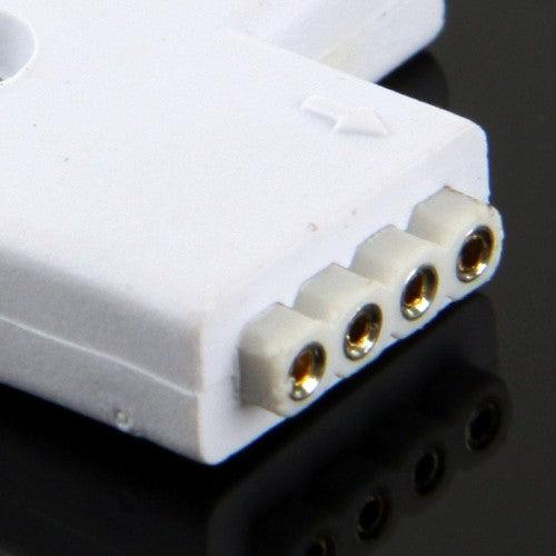 Actual product image Hermex 4 Pin Female Connector L- Connector Adapter Connector for LED Strip Light Chain Roll