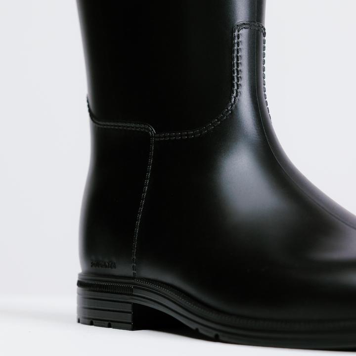 Immagine prodotto Fouganza Stivali da equitazione sintetici da donna/uomo - 100 nero (37)