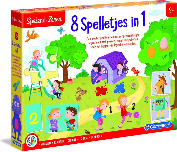 Image du produit Clementoni joue à apprendre - 8 jeux en 1 (Anglais)
