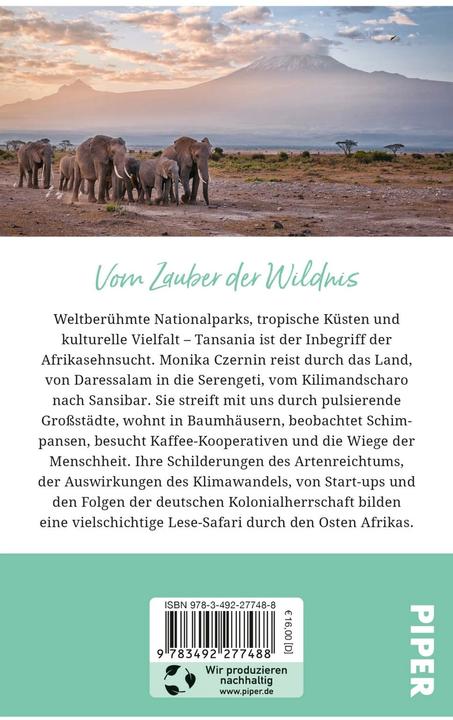 Produktbild Gebrauchsanweisung für Tansania (Deutsch, Monika Czernin, 2023)