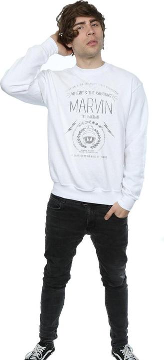 Actual product image Looney Tunes Mens Marvin The Martian Where's The Kaboom Sweatshirt (XL)