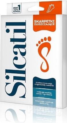 Actual product image Aflofarm Silcatil Peeling Socks Foot Mask for Removing Calluses and Dead Skin (VIOLET AURA)
