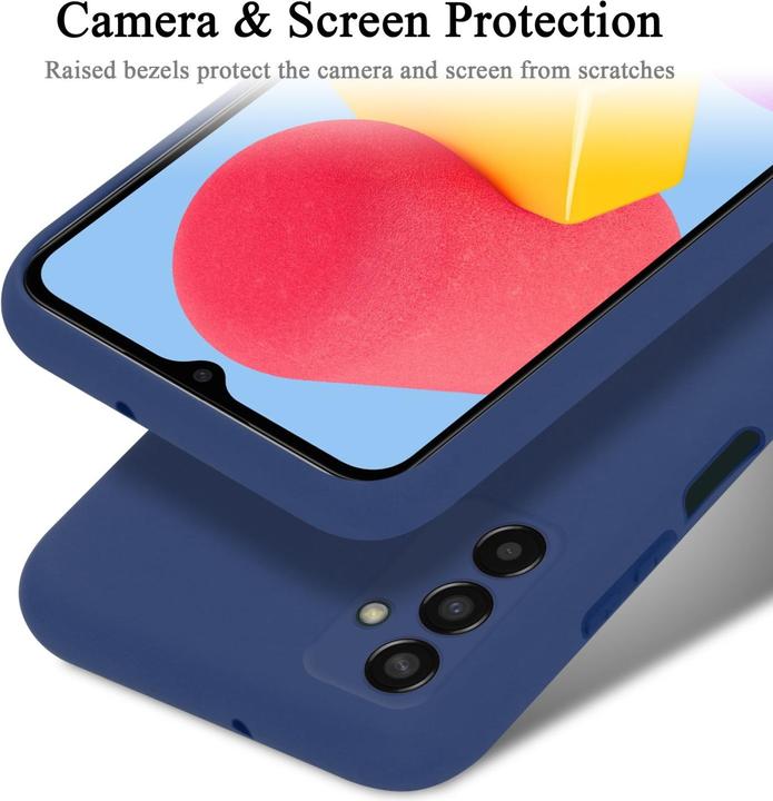 Actual product image Cadorabo TPU Liquid Silicone Case Cover for Samsung Galaxy M13 4G (Samsung Galaxy M13)