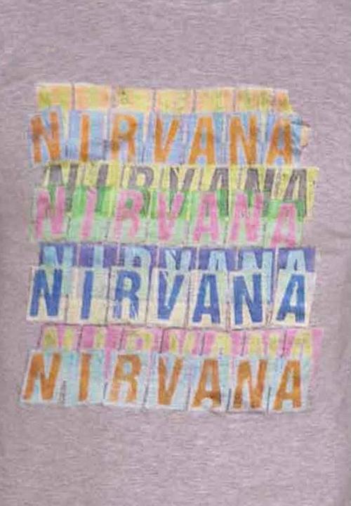 Immagine prodotto Nirvana Maglietta in cotone Unisex Adulto Repeat Logo (XXL)