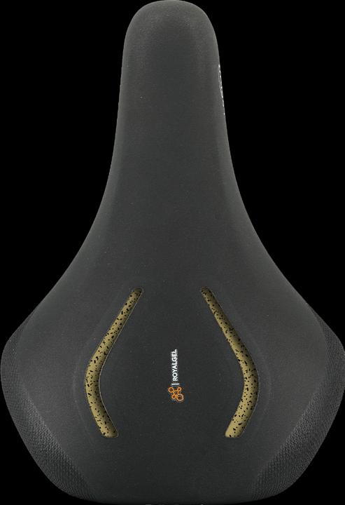 Actual product image Selle Royal Lookin Evo Moderate saddle, unisex, Royalgel, Biotex cover, Stracciatella