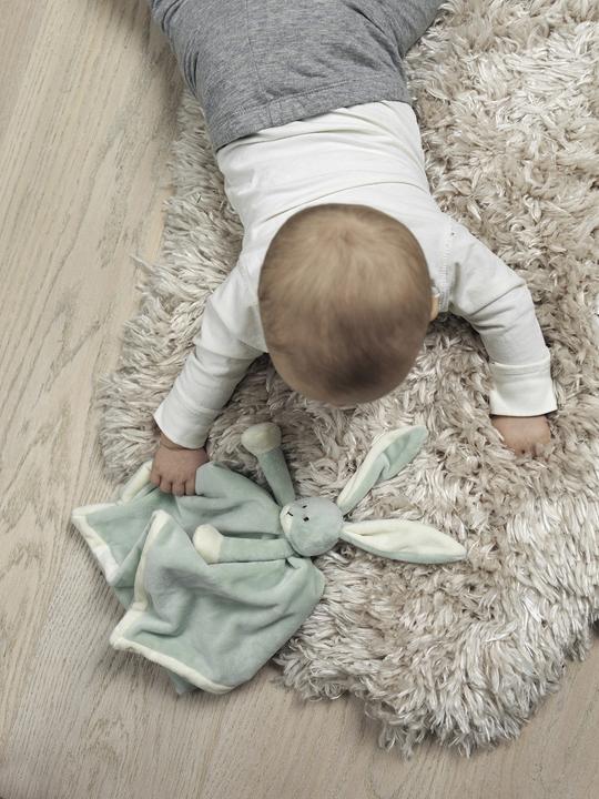 Actual product image Teddykompaniet Comforter - Bunny - Dusty Green (TK4068)