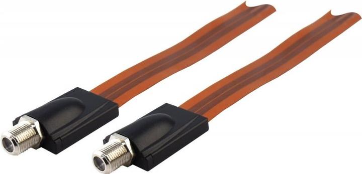 Actual product image Schwaiger Ultra-flat window feed-through for coaxial cable (Window bushing)