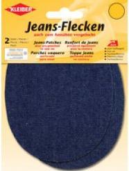 Actual product image Kleiber Oval denim bow patches, 130 x 100 mm, pink (2 x)