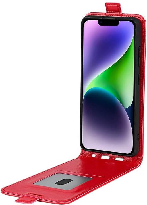 Immagine prodotto Cover-Discount iPhone 15 - Custodia Classic Flip verticale rossa (Apple iPhone 15)