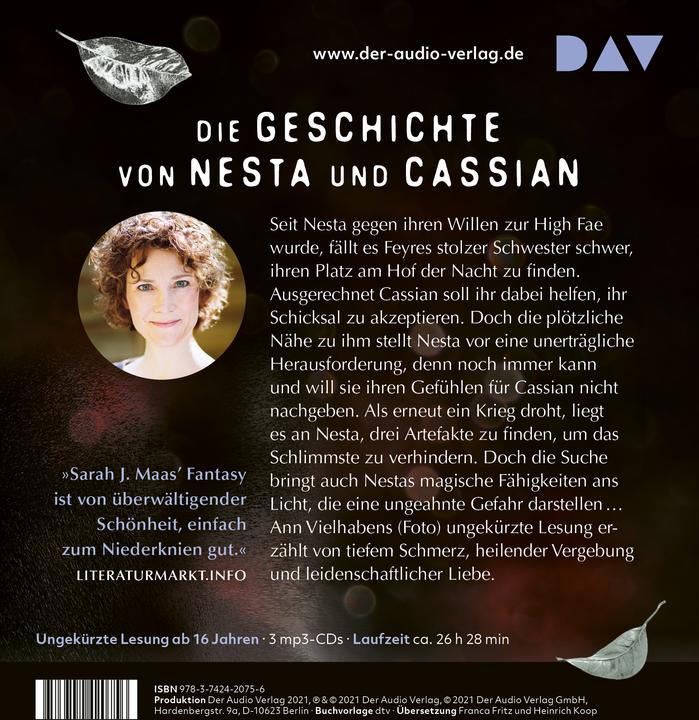 Produktbild Das Reich der sieben Höfe – Teil 5: Silbernes Feuer (Kati Schaefer, Sarah J. Maas, Franca Fritz, Heinrich Koop, Ann Vielhaben, Deutsch)