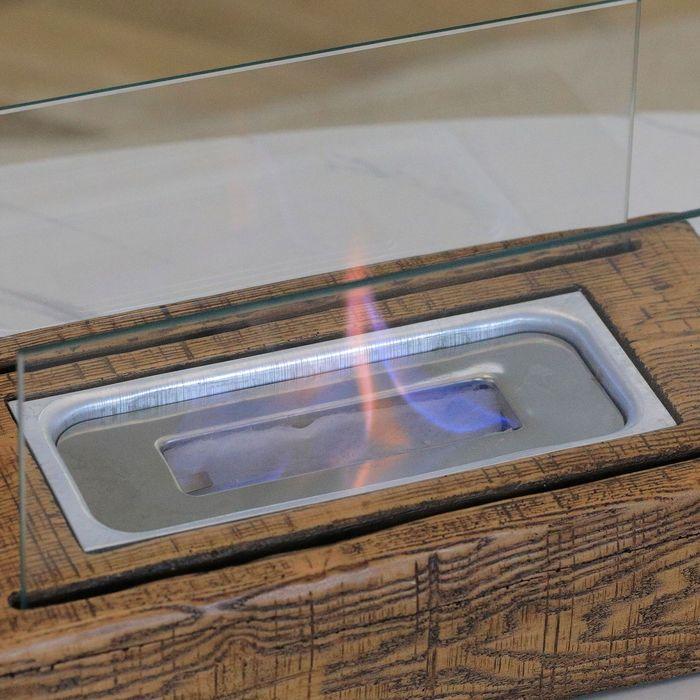 Actual product image Swisshandel24 Ethanol-Kamin, 0,15L Brenndauer 45 Min, Tischkamin (33 x 16 x 18 cm)