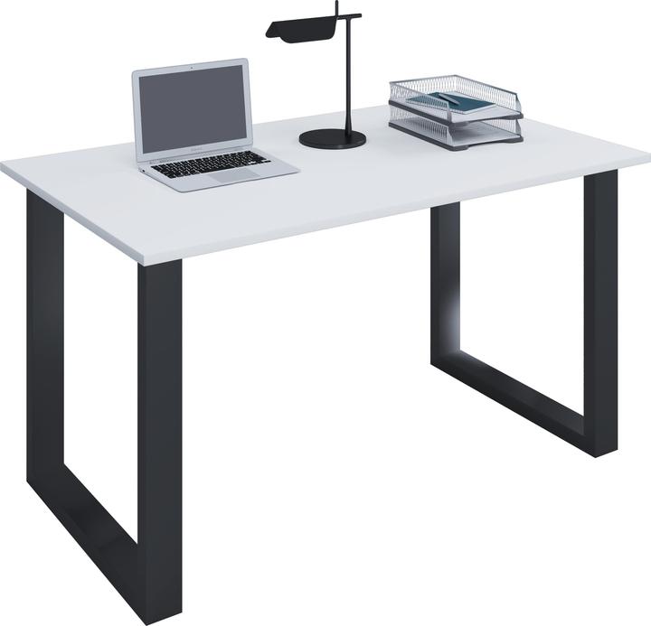 Produktbild VCM Premium Büromöbel Schreibtisch Lona U Schwarz (140 x 50 x 76 cm)