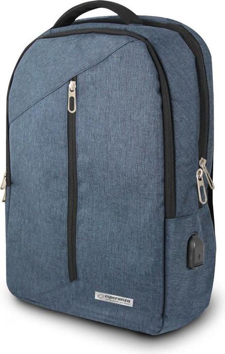 Produktbild Esperanza ET196 Laptop-Rucksack 15 6“ Blau (15.60")