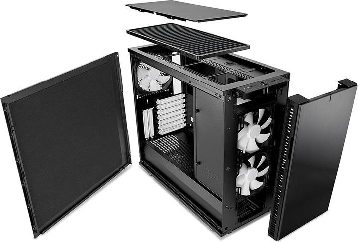 Produktbild Fractal Define R6 USB-C - Black (ATX, mATX, Mini-ITX, E-ATX)